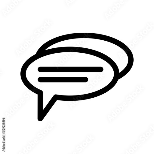 Bubble speech icon design template SVG