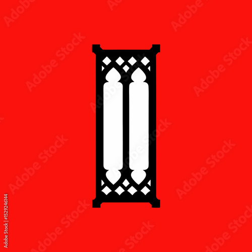 Gothic architecture window design element