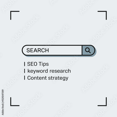 Search engine optimization seo tips keyword research content strategy graphic