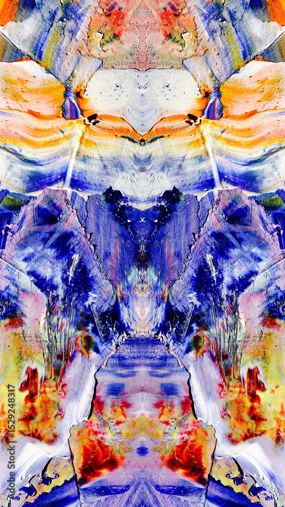 Fototapeta premium Abstract art background . Hand painting artwork on canvas .