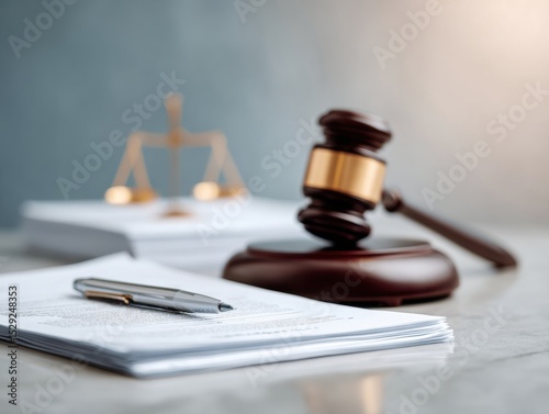 National Blame Someone Else Day Legal Concept with Judges Gavel and Scales - Tax Law Responsibility in Spring Tax Season and Earth Day Awareness