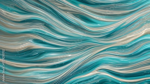 abstract blue waves texture background