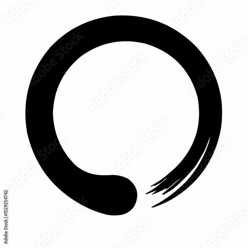 Golden circular frame design with a 3D abstract background