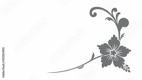 abstract floral background with flowers