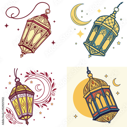 A lantern icon for Ramadan festivities.