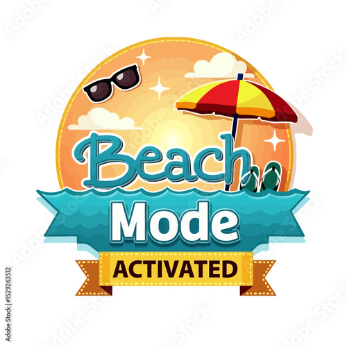summer ocean, waves, beach,  t-shirt design