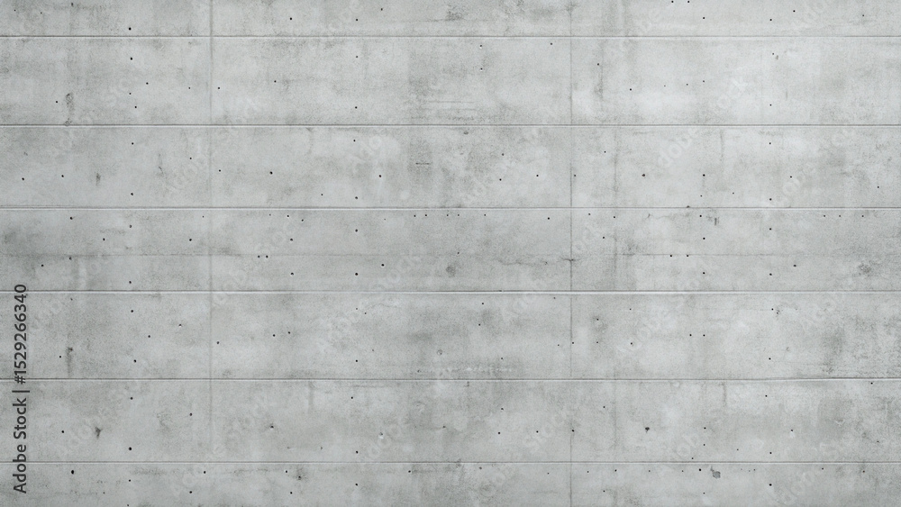 Fototapeta premium Industrial Concrete Wall Texture with Horizontal Lines and Bolt Holes