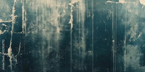 Vintage Dark Blue Weathered Wall Texture