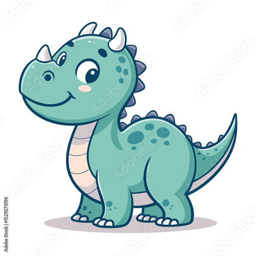 Adorable Baby Dragon Illustration