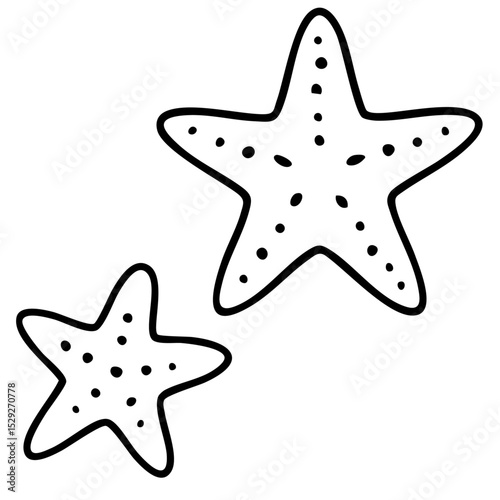 Seesterne Outlines