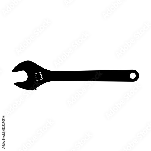 wrench isolated on white