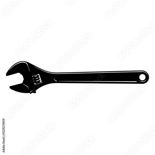 wrench isolated on white background