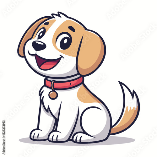 Adorable Puppy Illustration