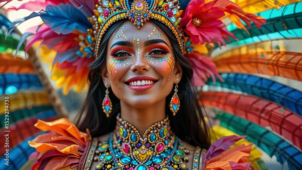 Vibrant Carnival Spirit Stunning Feathers Majestic Headpiece Pure Joy Vibrant Carnival Spirit Stunning Feathers Majestic Headpiece Pure Joy