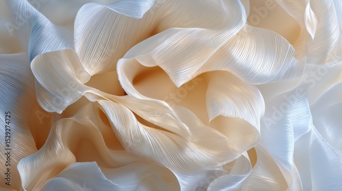 Delicate Cream Fabric Texture
