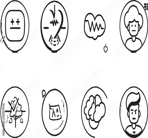 "Human Sensations and Emotional States Icons".