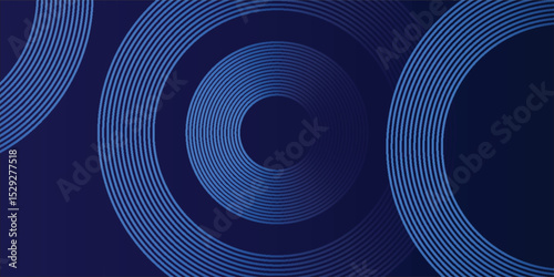 abstract dark background with glowing lines circles vektor eps10