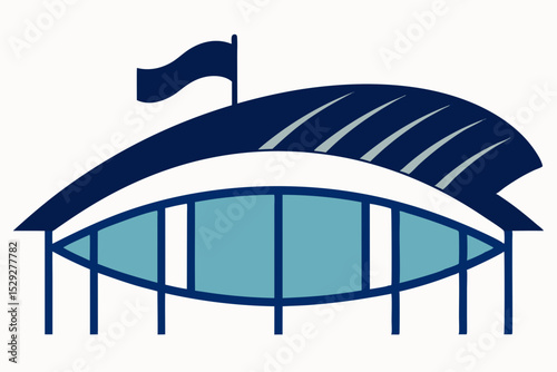 Modern Stadium Design Architectural Icon of Athletic Excellence