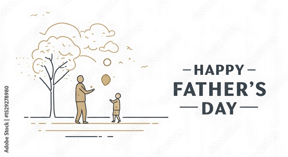 Obraz premium father day