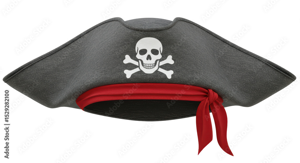Obraz premium Isolated Pirate Hat