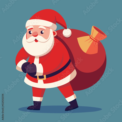 cartoon santa claus