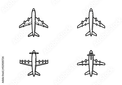 set of airplanes