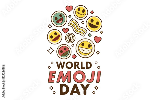 World Smile Day T Shirt, Banner, poster template