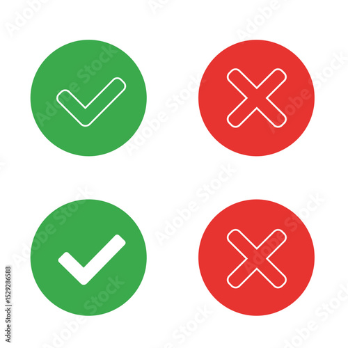 yes and no buttons