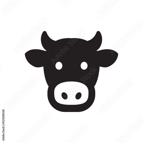 cow face icon 