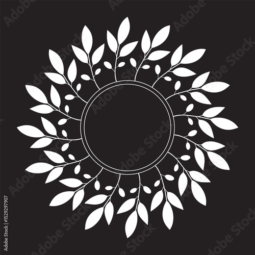 Simple floral and flowers mandala art, mandala design art for holiday decoration, perfect decorative design elements