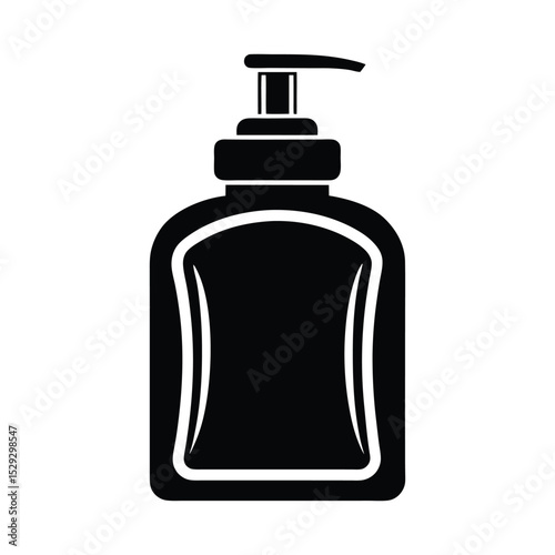 Set of Cosmetic Bottles Isolated on White Background – Skincare and Beauty Product Packaging Vector Illustration