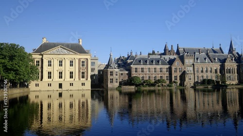 Wallpaper Mural Cityscape of The Dutch Parliament Binnenhof Palace at sunset in The Hague, The Netherlands. Torontodigital.ca