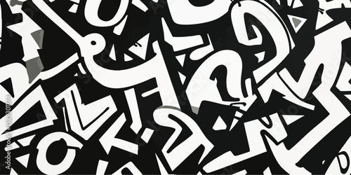 Abstract Black and White Pattern (1)