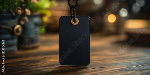 Modern tags mockup with creative design for labeling branding organization decoration digital art AI generated art