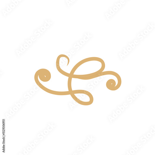 decorative flourishes and swirls 