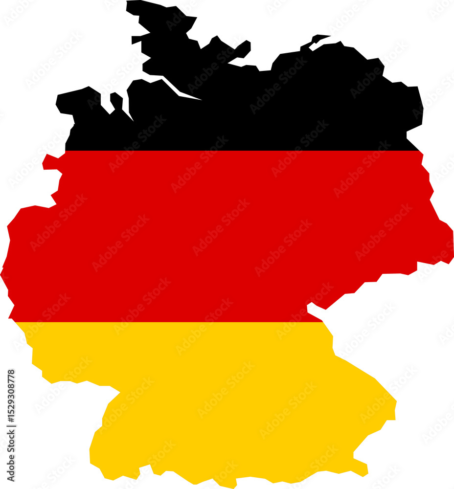 Fototapeta premium map of Germany