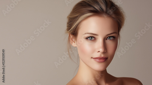 Elegant Beauty A Woman's Natural Glow and Confidence
