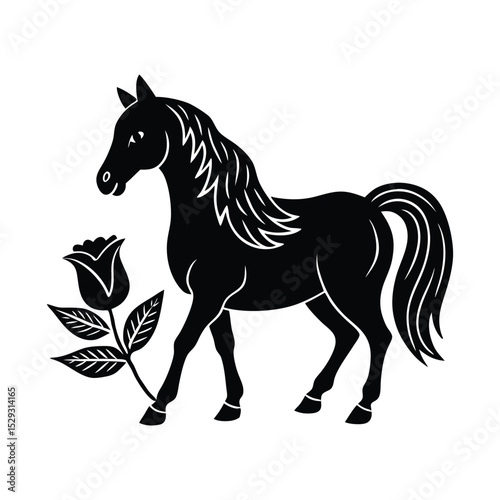 93 Vactor Horse rose birthday 