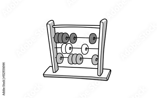 Wooden Abacus Toy Counting Beads Education Tool for Early Learning