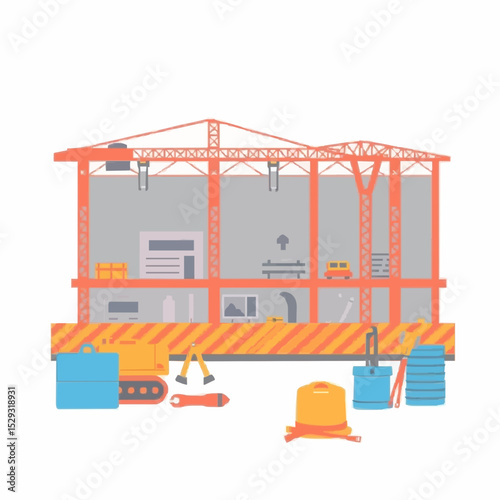 Robust Construction Site at Tools