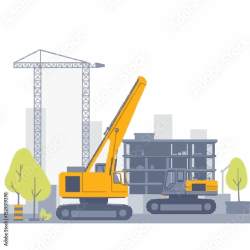 Efficient Robust Construction Site at Machinery