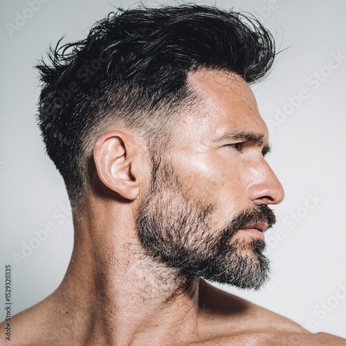Discover the best men's haircut styles for a modern look featuring a beard and hair fade trend now