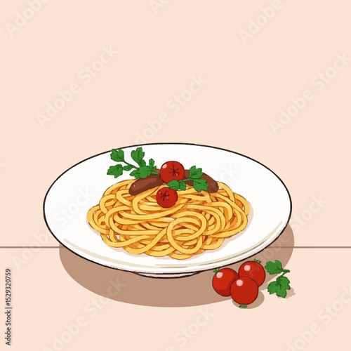 Delicious Gourmet Pasta on a Wooden Table