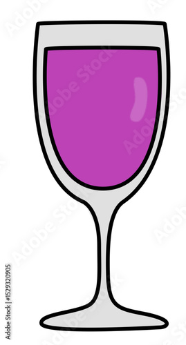 A Glass of Grape Juice The Refreshment of Nature