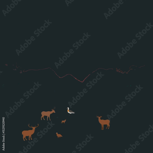 Pristine Rainforest with Wildlife