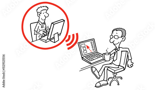 Wireless Technology Connecting Devices Creating Smart Home and Office Systems