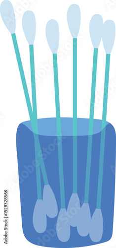 Cotton swab illustration