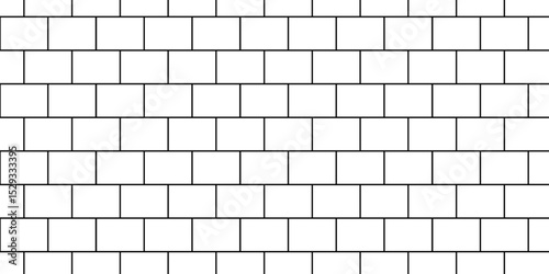 Seamless Pavement seamless mosaic stone concrete wall surface tiles. subway vector block rock white brick wall texture background.	
