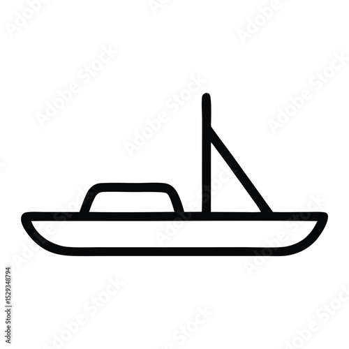 boat icon vector illustration