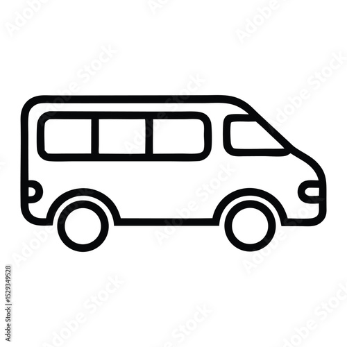 vector illustration of a bus